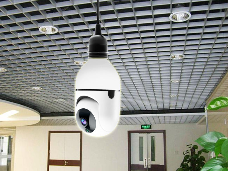 Bulb Shaking Head Machine Yilot APP Wireless WIFI Camera Home Security Monitoring Sensory Smiles