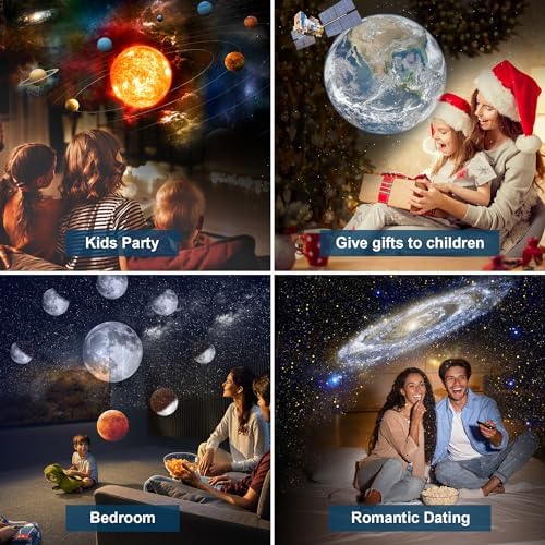12 in 1 Planetarium Projector - Black Sensory Smiles