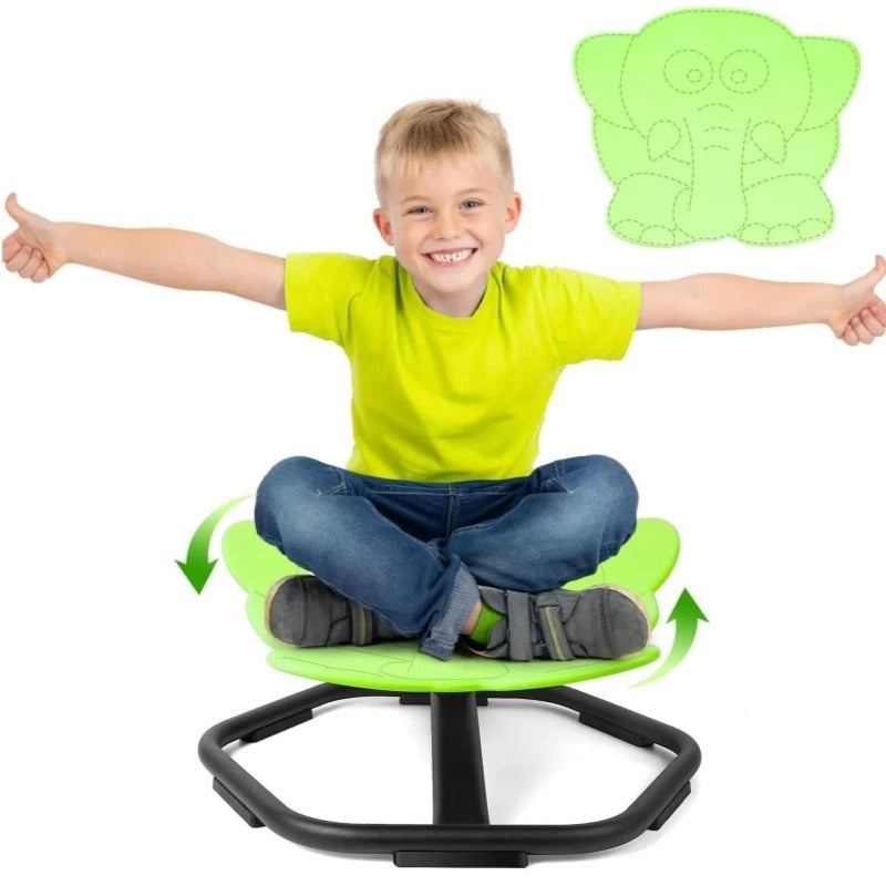 Elephant Sensory Spinning Chair for Kids – 360° Swivel & Balance Toy Sensory Smiles
