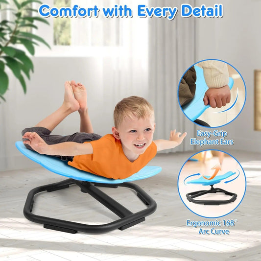 Elephant Sensory Spinning Chair for Kids – 360° Swivel & Balance Toy Sensory Smiles