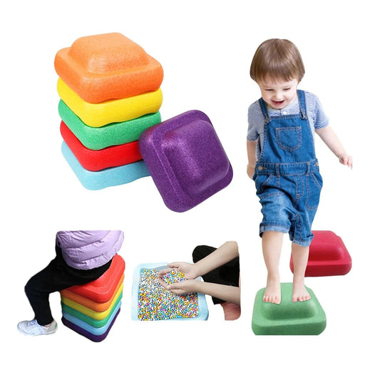 Colorful Balance Stepping Stones Sensory Smiles