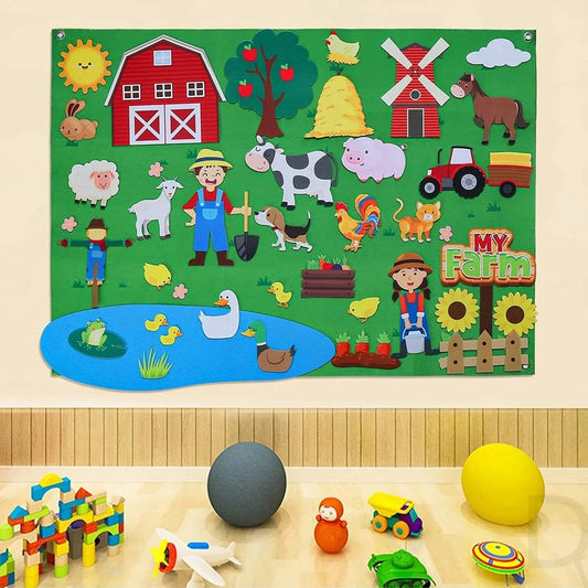 Farm-Themed Felt Board Kit Sensory Smiles