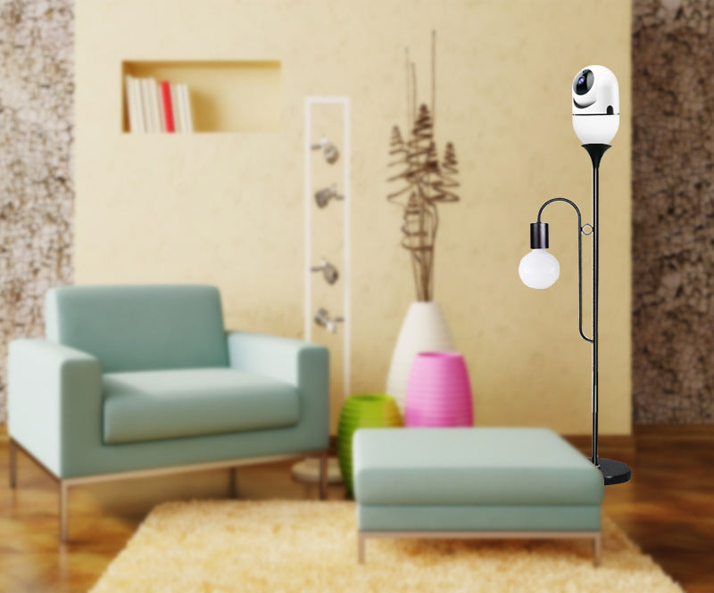 Bulb Shaking Head Machine Yilot APP Wireless WIFI Camera Home Security Monitoring Sensory Smiles