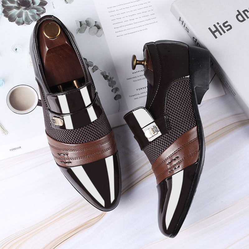 Men's shoes leather shoes men's casual shoes Sensory Smiles