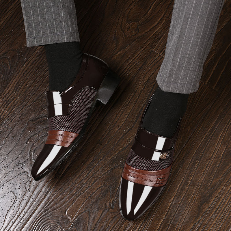 Men's shoes leather shoes men's casual shoes Sensory Smiles