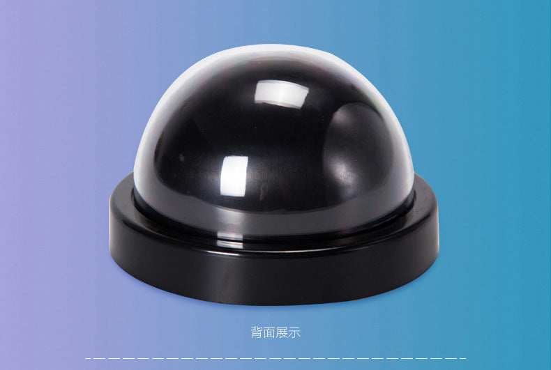Black Plastic Smart Indoor Outdoor Dummy Home Dome Fake CCTV Security Camera With Flashing Red LED Light Sensory Smiles