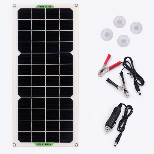 Solar Panel Car Van Caravan Camper Monocrystalline Portable Battery Charger Sensory Smiles