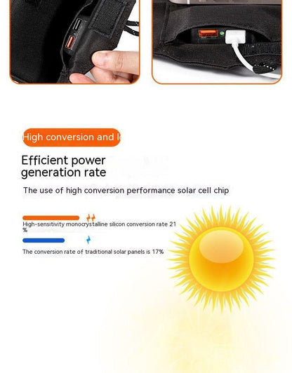 Solar Charging Board Panel Outdoor Power Bank Portable Sensory Smiles