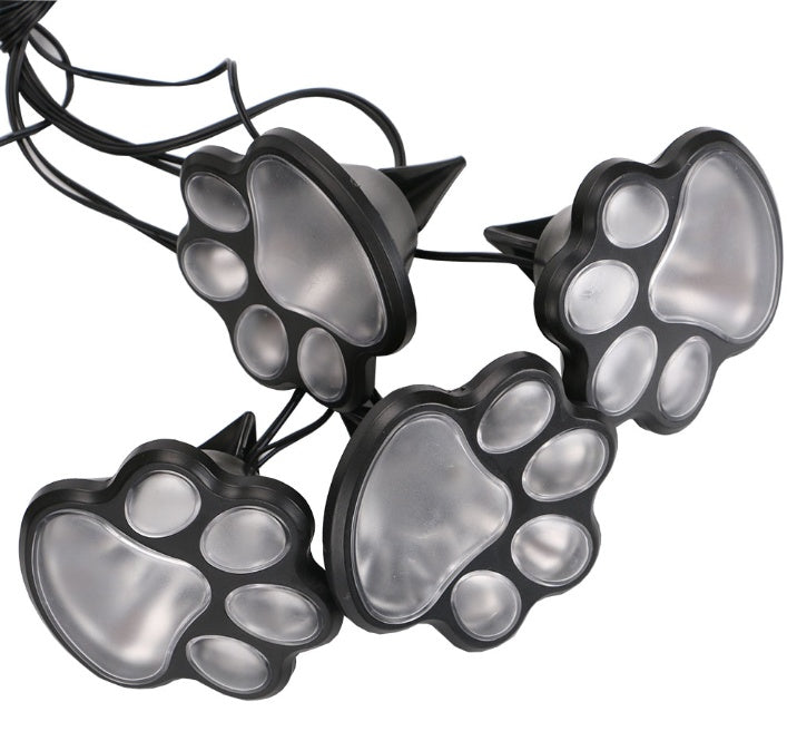 Outdoor 4 LED Solar Animal Paw Light Portable Lamp Solar Light Sensor Solar Energy Lamp Panel Camp Tent Fishing Garden Lighting Sensory Smiles