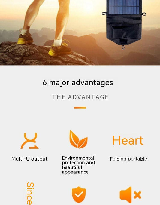 Solar Charging Board Panel Outdoor Power Bank Portable Sensory Smiles