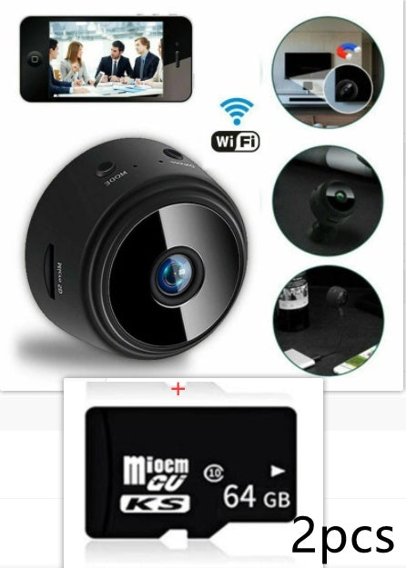 A9 Magnetic Suction Security Camera HD Camera Smart Infrared Night Vision Home Sensory Smiles