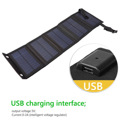 Outdoor Travel Portable Foldable Solar Panel Sensory Smiles