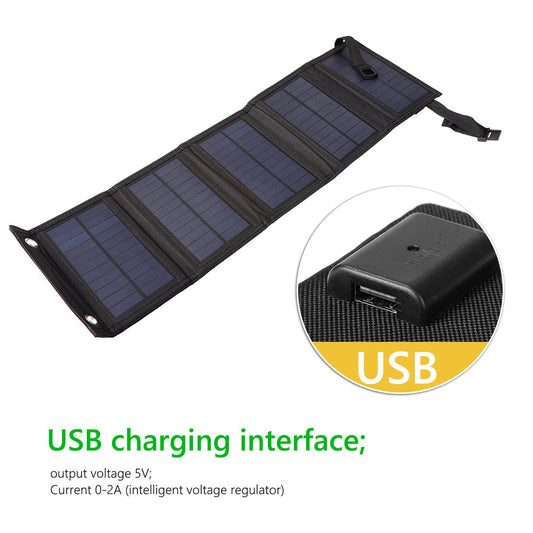 Outdoor Travel Portable Foldable Solar Panel Sensory Smiles