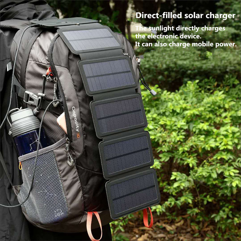Outdoor Folding Solar Panel Charger Portable 5V 2.1A USB Output Devices Camp Hiking Backpack Travel Power Supply For Smartphones Sensory Smiles