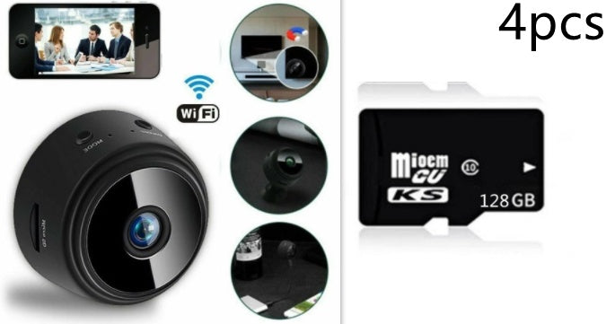 A9 Magnetic Suction Security Camera HD Camera Smart Infrared Night Vision Home Sensory Smiles