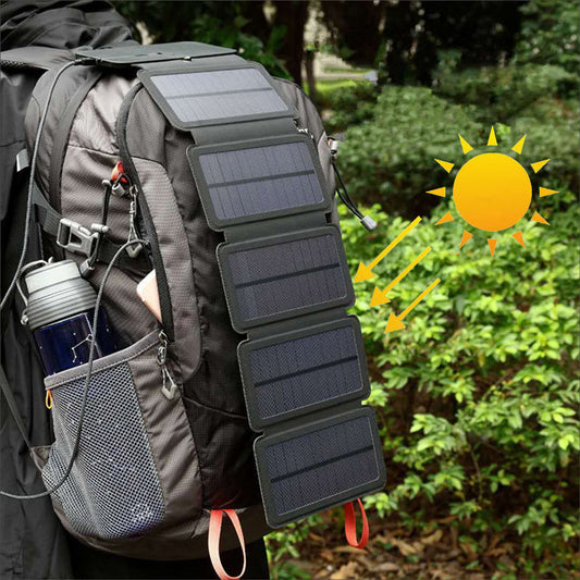 Outdoor Folding Solar Panel Charger Portable 5V 2.1A USB Output Devices Camp Hiking Backpack Travel Power Supply For Smartphones Sensory Smiles