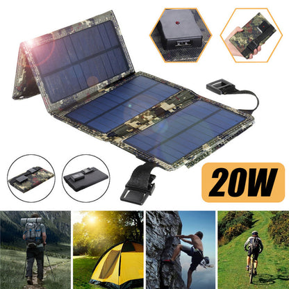 Outdoor Mobile Phone Solar Panel Charging Bag Small Size Portable Solar Panel Folding Bag Sensory Smiles