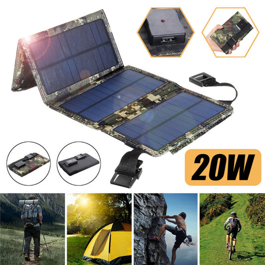 Outdoor Mobile Phone Solar Panel Charging Bag Small Size Portable Solar Panel Folding Bag Sensory Smiles