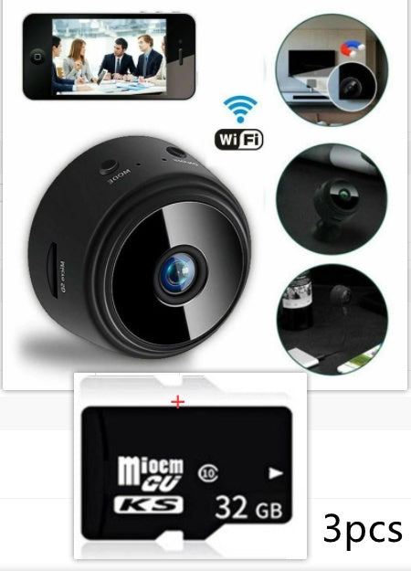 A9 Magnetic Suction Security Camera HD Camera Smart Infrared Night Vision Home Sensory Smiles