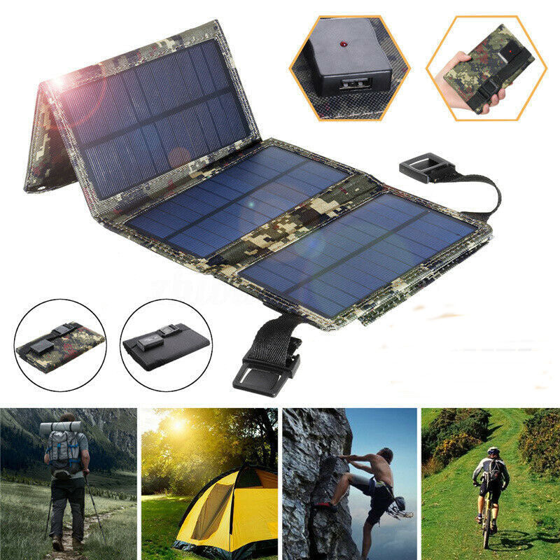 USB Interface 20W5V Portable Solar Foldable Battery Panel Sensory Smiles