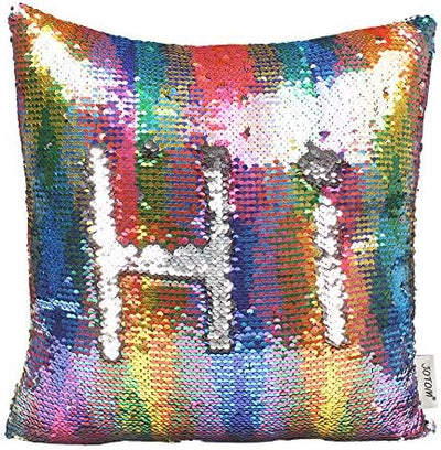 Rainbow Sequin Cushion Sensory Smiles