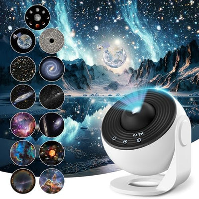 12 in 1 Planetarium Projector - White Sensory Smiles