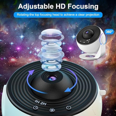 12 in 1 Planetarium Projector - White Sensory Smiles