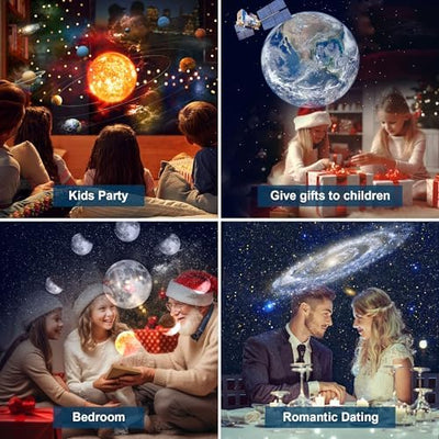 12 in 1 Planetarium Projector - White Sensory Smiles