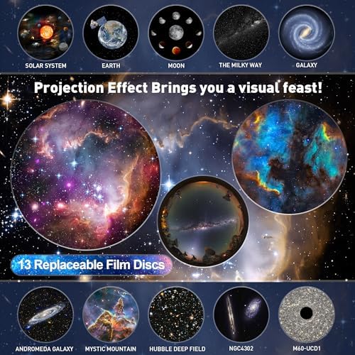 12 in 1 Planetarium Projector - Black Sensory Smiles