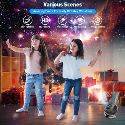 12 in 1 Planetarium Projector - Black Sensory Smiles