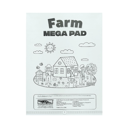 Farm Mega Pad Colouring Book