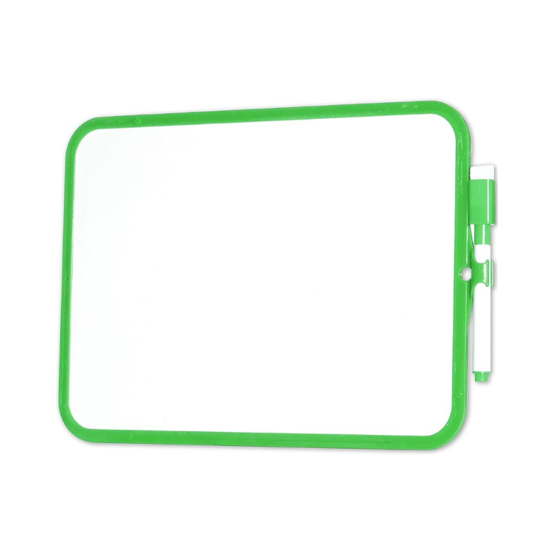 Green Dry-Erase Whiteboard With Marker & Rubber