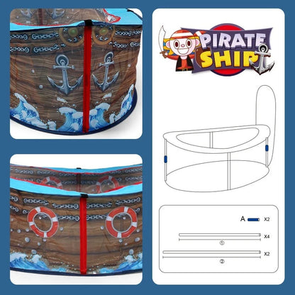 Pirate Ship Play Tent – Kids’ Adventure Hideaway