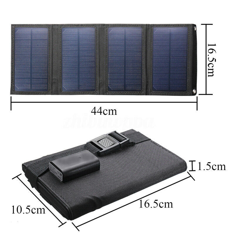 USB Interface 20W5V Portable Solar Foldable Battery Panel Sensory Smiles