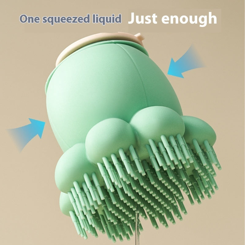 Pets Shower Brush Silicone Bath Massage Comb Pet Products Sensory Smiles