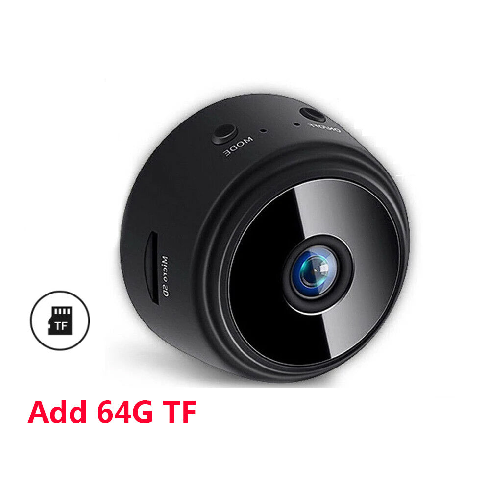 A9 Magnetic Suction Security Camera HD Camera Smart Infrared Night Vision Home Sensory Smiles