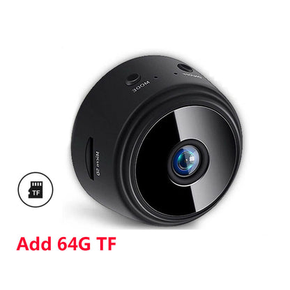 A9 Magnetic Suction Security Camera HD Camera Smart Infrared Night Vision Home Sensory Smiles