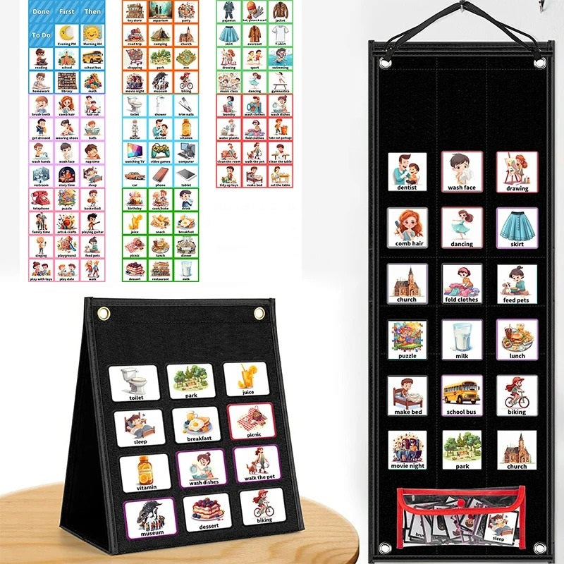 Kids Visual Timetable Planner Sensory Smiles