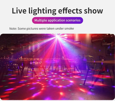 Portable Multi colored Disco Light Sensory Smiles