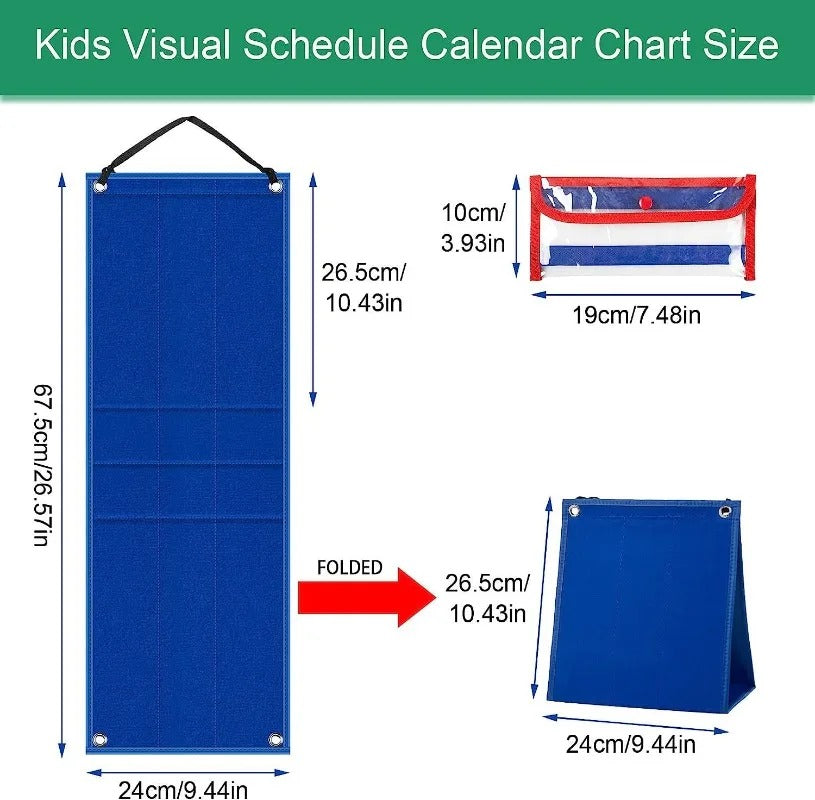 Kids Visual Timetable Planner Sensory Smiles