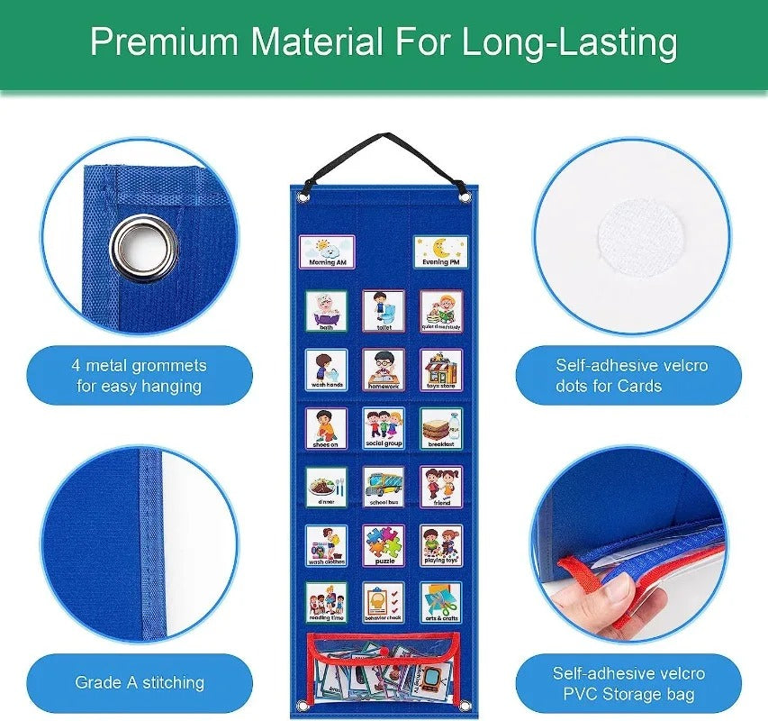 Kids Visual Timetable Planner Sensory Smiles