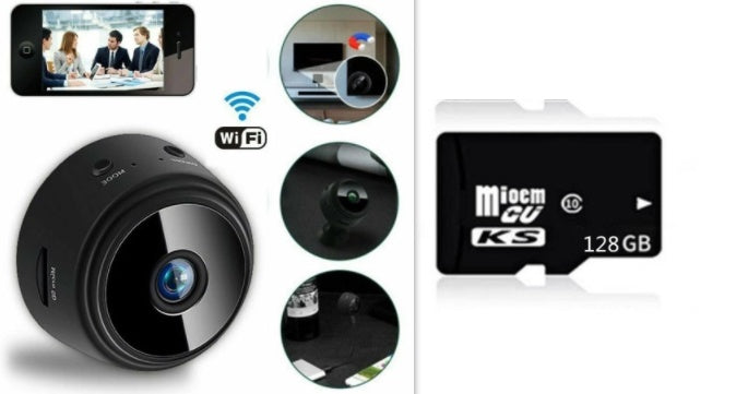 A9 Magnetic Suction Security Camera HD Camera Smart Infrared Night Vision Home Sensory Smiles