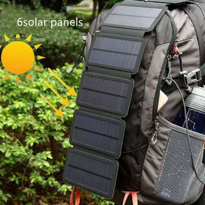 Outdoor Folding Solar Panel Charger Portable 5V 2.1A USB Output Devices Camp Hiking Backpack Travel Power Supply For Smartphones Sensory Smiles