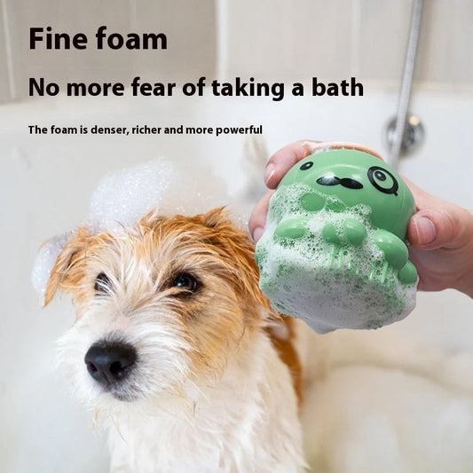 Pets Shower Brush Silicone Bath Massage Comb Pet Products Sensory Smiles