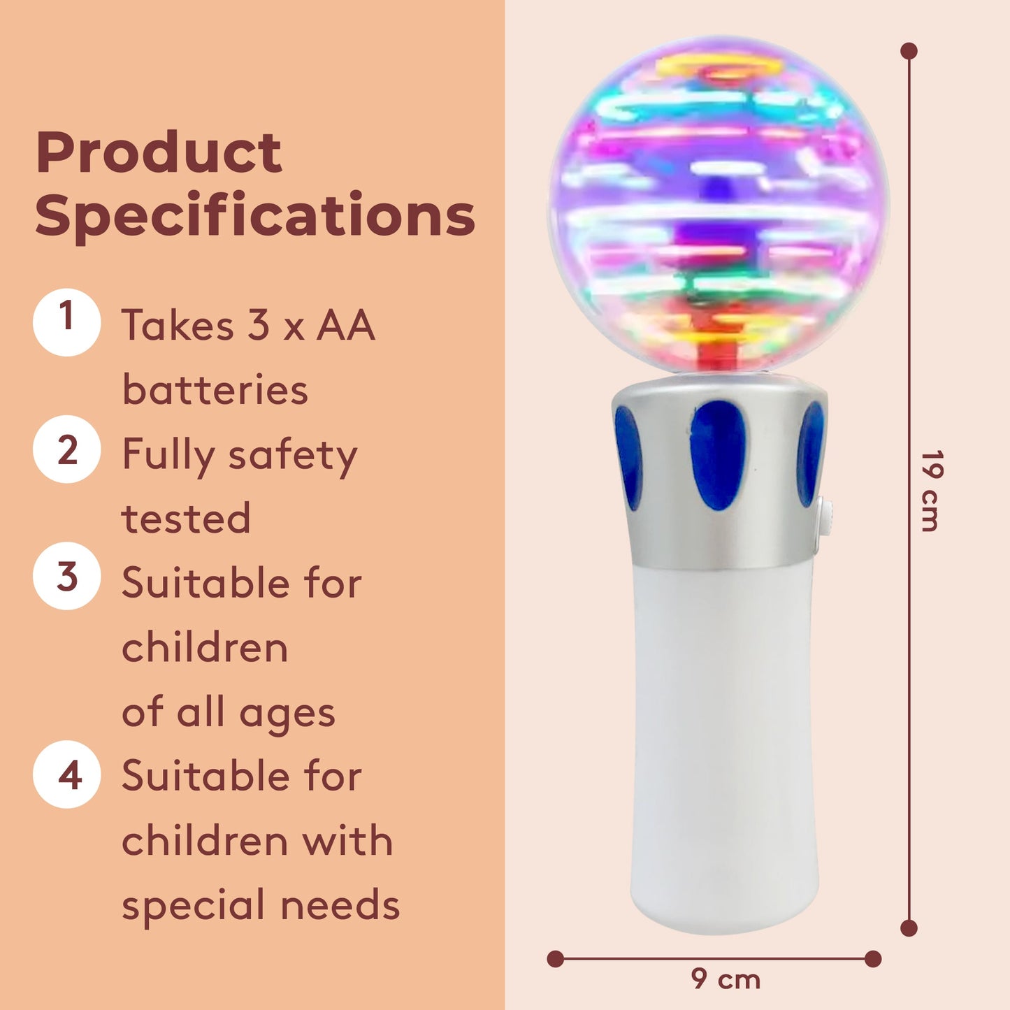 Musical Sensory Light Up Wand