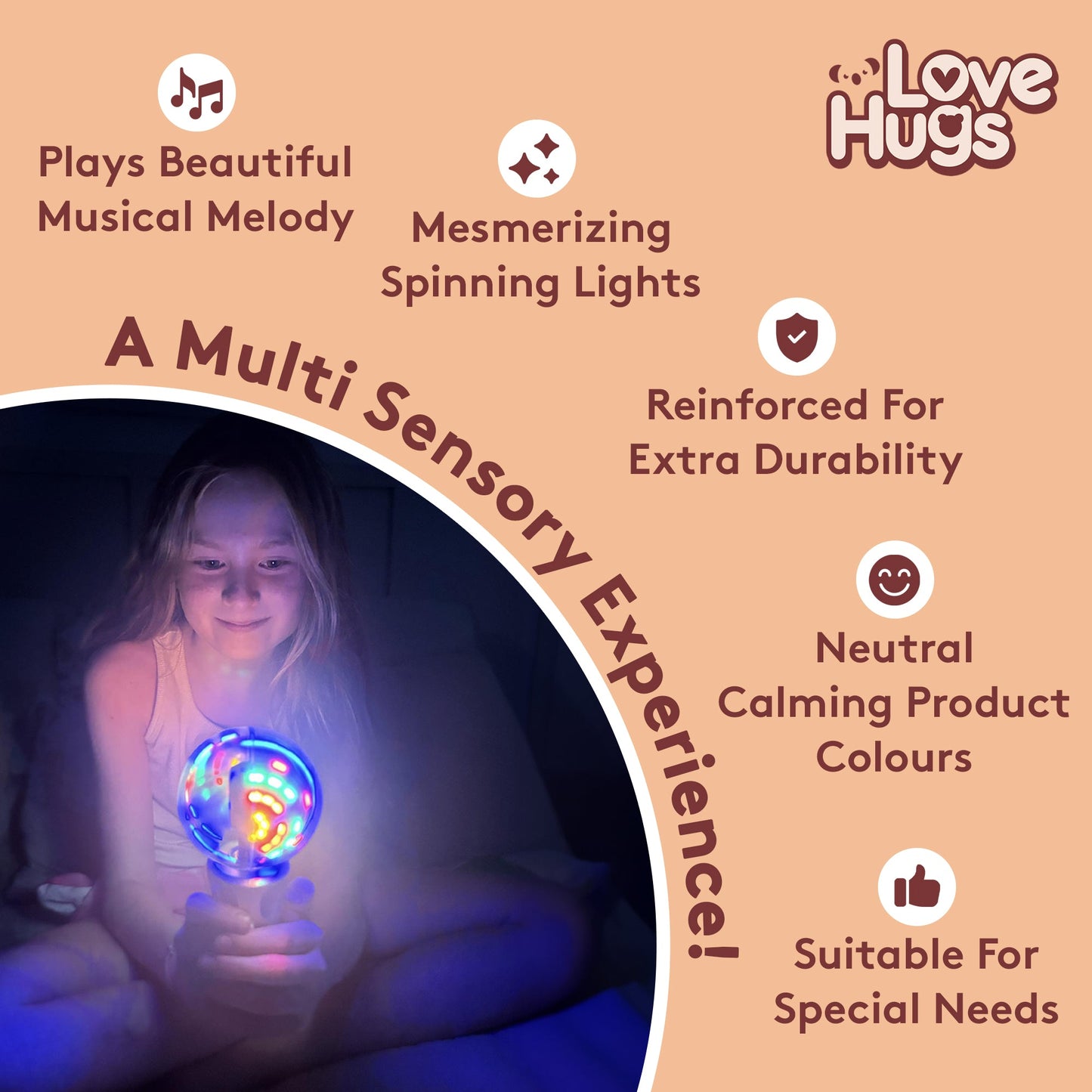 Musical Sensory Light Up Wand