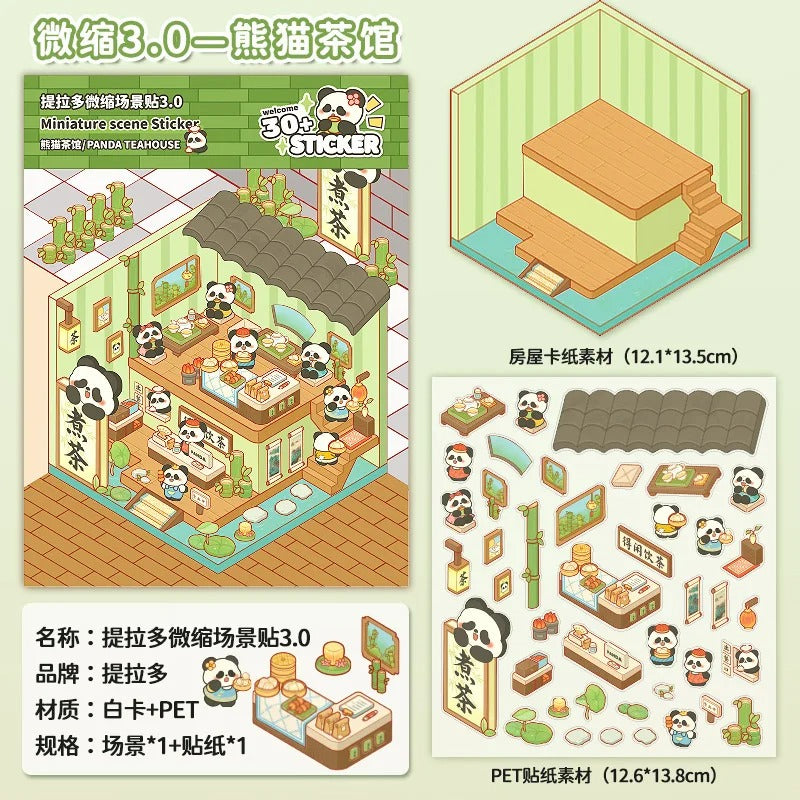 3D Cartoon DIY Landscaping Stickers Sensory Smiles