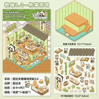 3D Cartoon DIY Landscaping Stickers Sensory Smiles