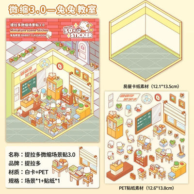 3D Cartoon DIY Landscaping Stickers Sensory Smiles