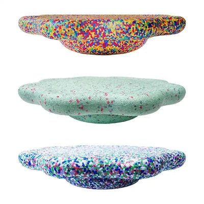 Rainbow Confetti Wobble Board Sensory Smiles